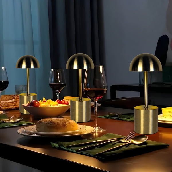 Golden Metallic | Rechargeable Touch |Table Lamp