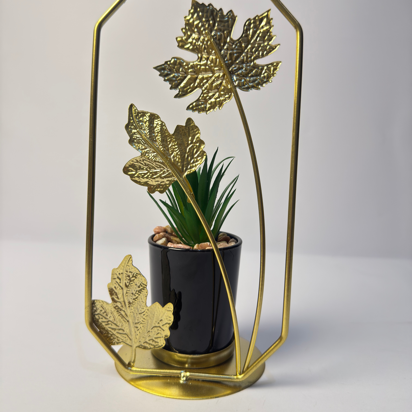 NORDIC LUXURY IRON HANDICRAFT PLANT | ORNAMENTS  ECHO OF LEAVES