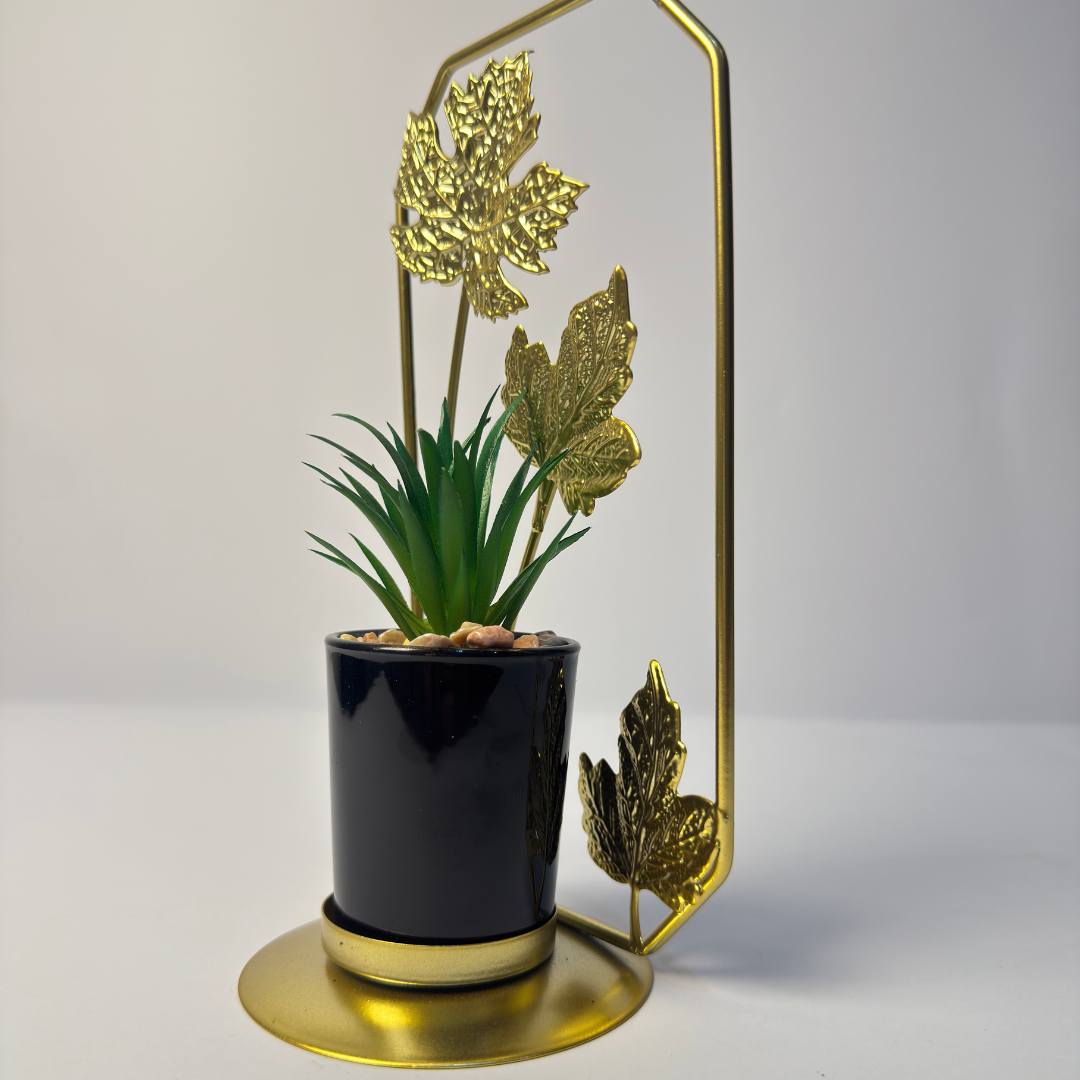 NORDIC LUXURY IRON HANDICRAFT PLANT | ORNAMENTS  ECHO OF LEAVES